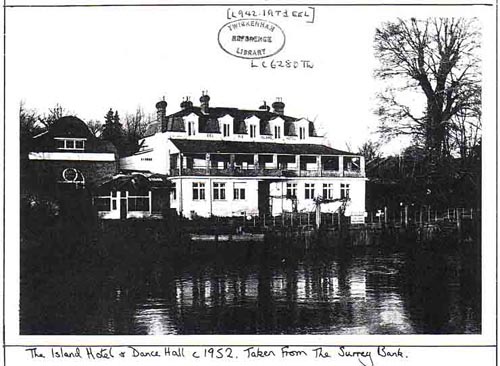 Eel Pie Island Hotel 1952